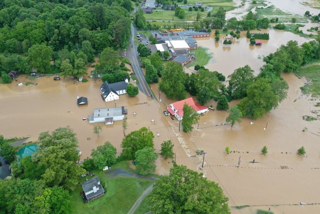Valle Crucis flooding